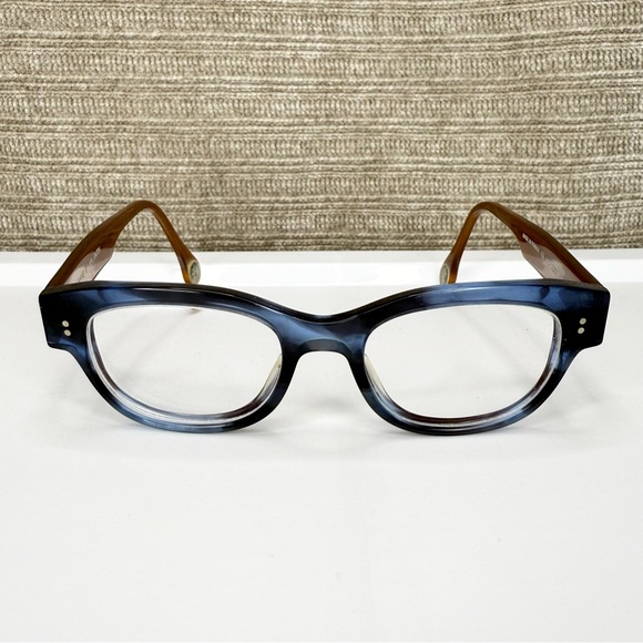 Anne Et Valentin Odyssee Eyeglasses Frames 1312 Blue Brown...